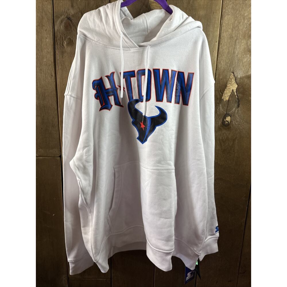 G-III 4 Her By Carl Banks Htown Houston Hoodie White XXL